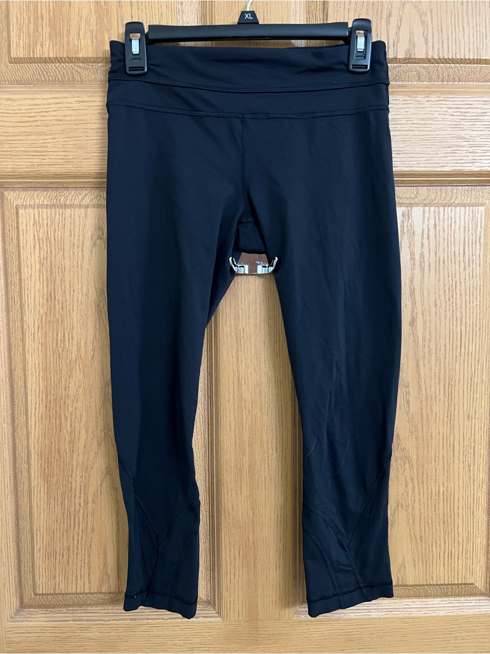 Lululemon Leggings Black Stash Pocket Sz 6